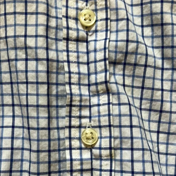 Ralph Lauren Kids Blue Gingham Dress Shirt Size YM - Picture 4 of 9